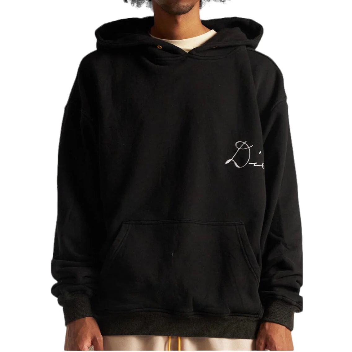 Diet Starts Monday Chainstitch Hoodie (Vintage Black) DSM-SPR24-022 - Image 5