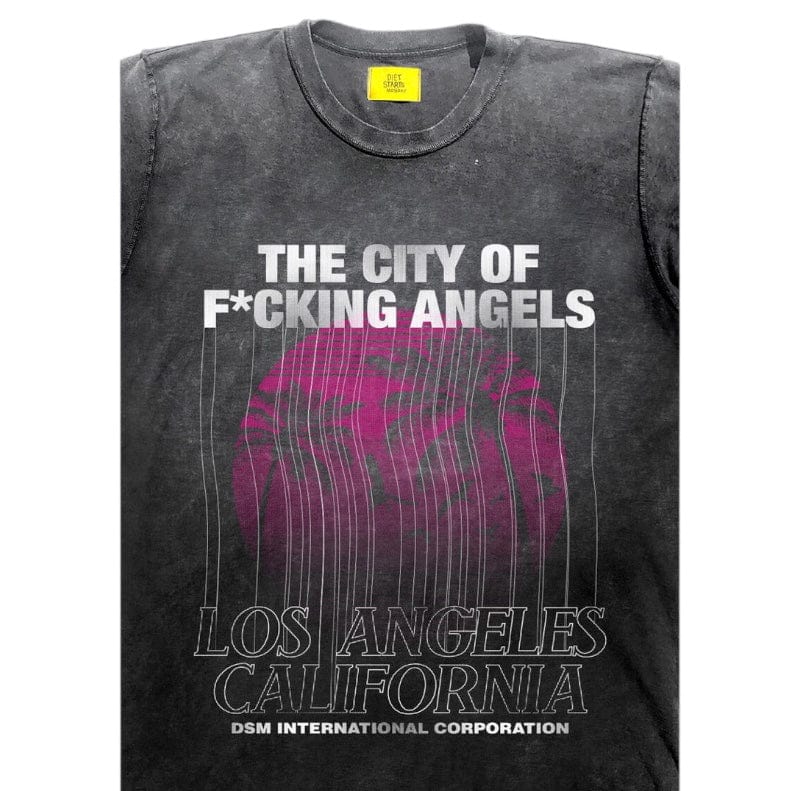 Diet Starts Monday City Of Angels (Vintage Black) DSM-SPR24-036 - Image 2