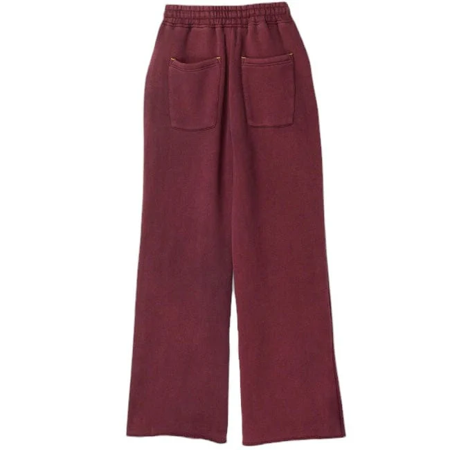 Diet Starts Monday French Terry Bolt Sweatpants (Maroon) - Image 2