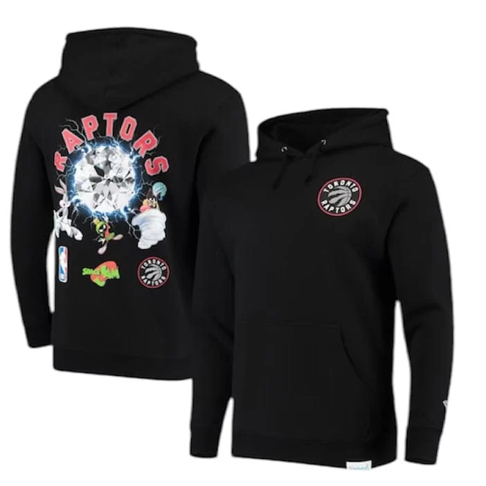 Dimond Supply Space Jam Toronto Raptors Hoodie (Black) A20DMPF202 - Image 3