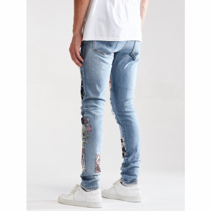 Embellish Arcadia Denim (Blue Patchwork) EMBSUM121-105 - Image 9
