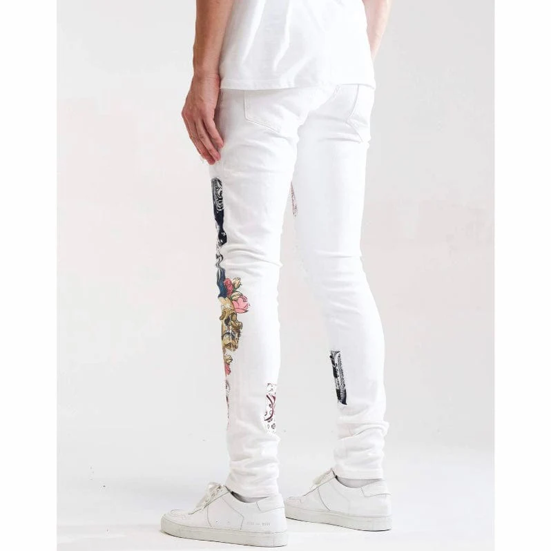 Embellish Arcadia Denim (White Patchwork) EMBSUM121-106 - Image 8