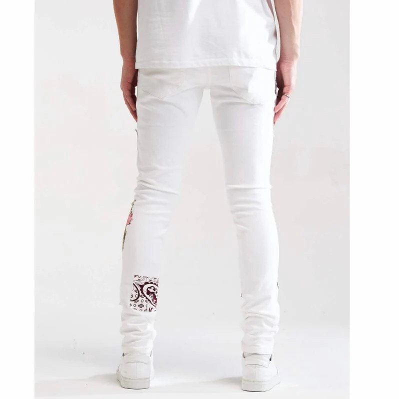 Embellish Arcadia Denim (White Patchwork) EMBSUM121-106 - Image 9
