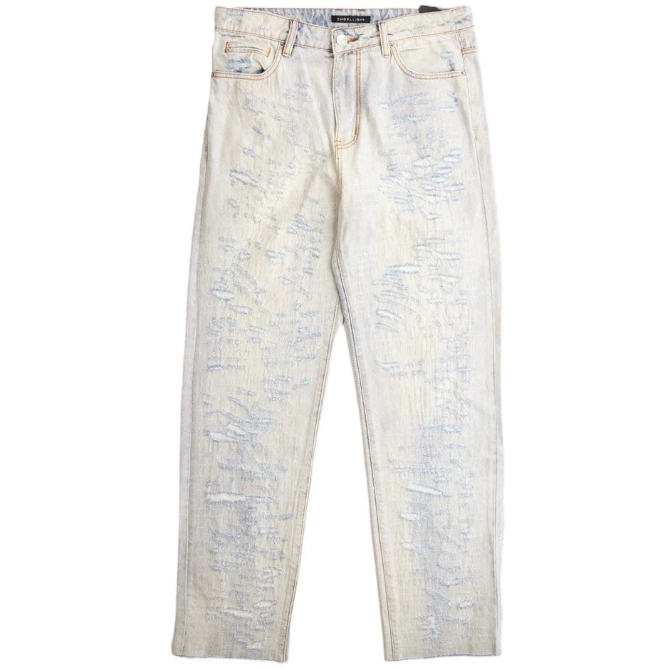 Embellish Blasted Straight Denim (Powder Wash) EMBF24-011
