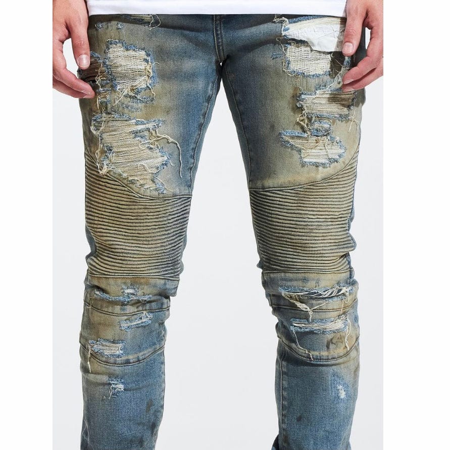 Embellish Fash Biker Denim (Sand Wash) EMBHOL21-2-7 - Image 2