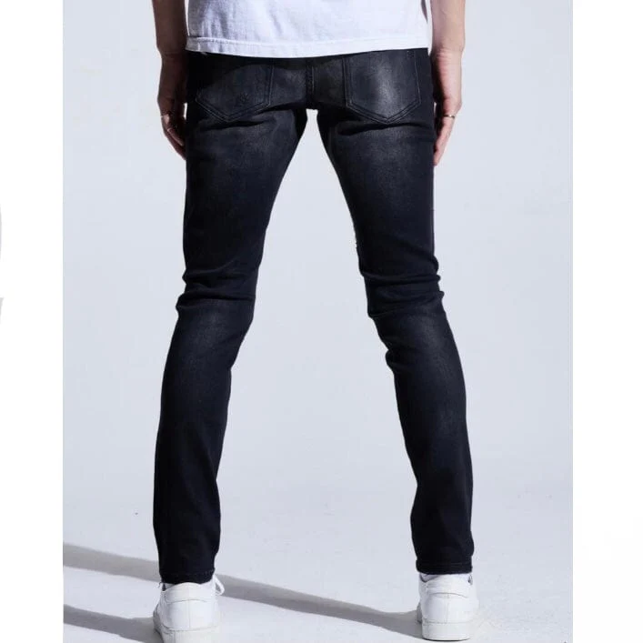 Embellish Kion Denim Jeans (Black Patchwork) EMBSP221-125 - Image 2