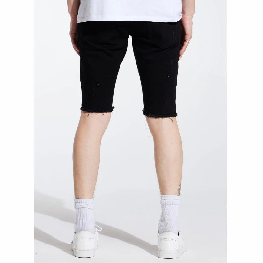 Embellish Summit Patchwork Shorts (Black) EMBSP221-38 - Image 5