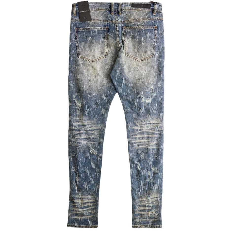 Embellish Tommy Skinny Denim (Destroyed Bleach) EMBF24-031 - Image 2