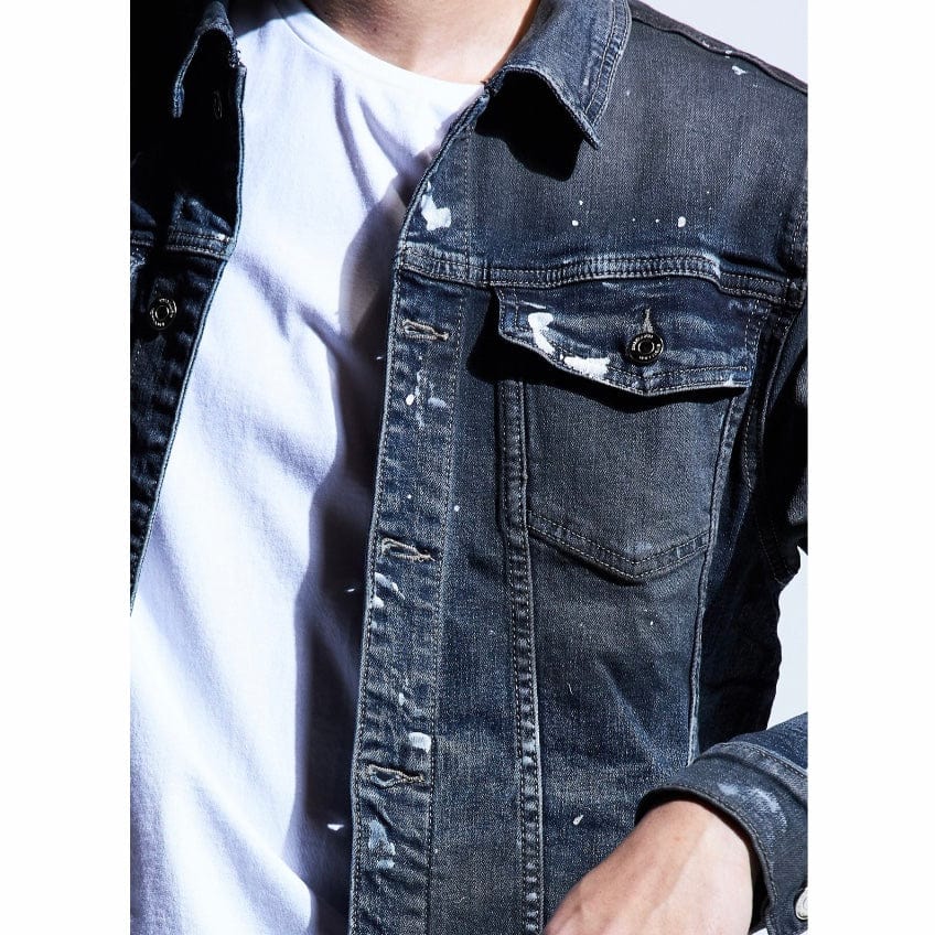 Embellish Wyler Denim Jacket (Dark Wash) EMBSP219-204 - Image 2