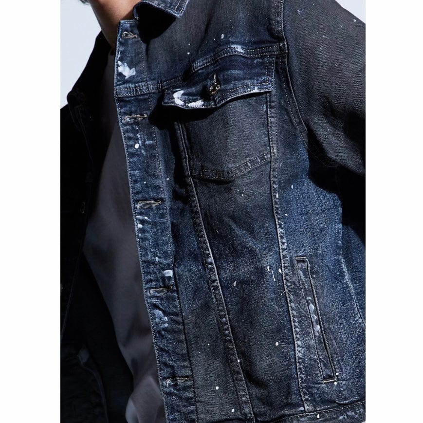 Embellish Wyler Denim Jacket (Dark Wash) EMBSP219-204 - Image 5