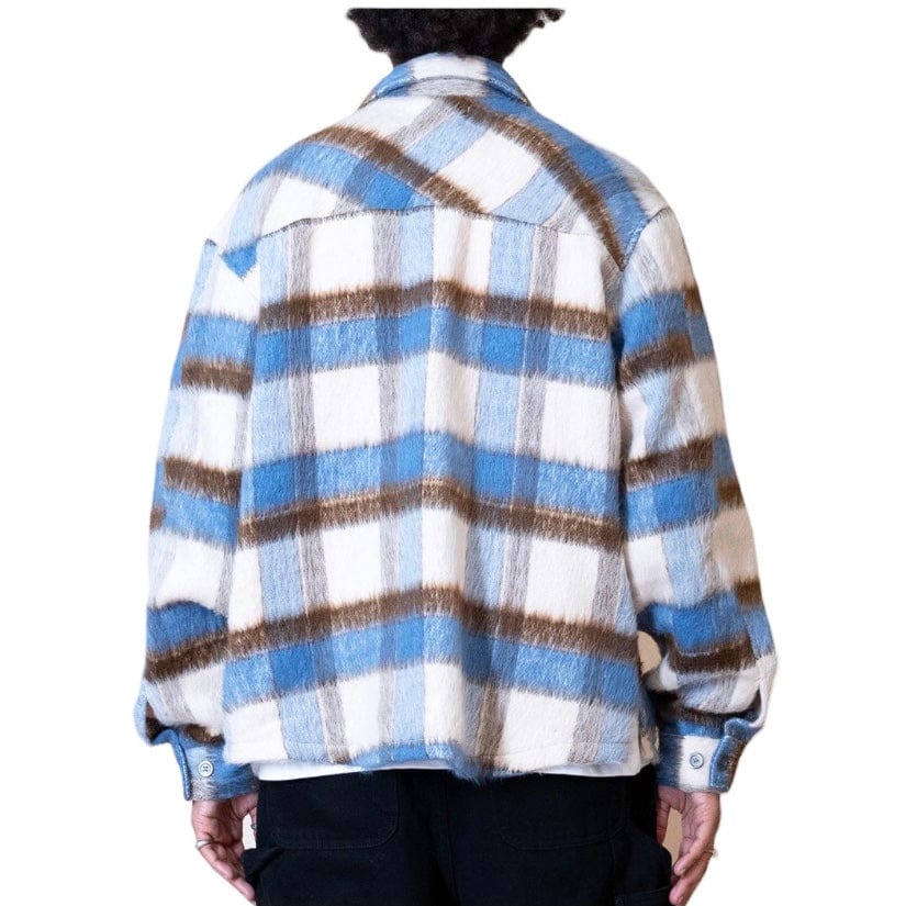 Eptm Side Slit Flannel (Blue/Brown) EP11684 - Image 4