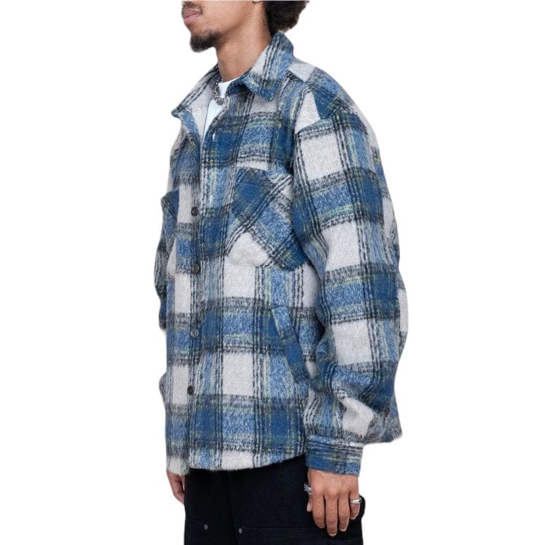 Eptm Side Slit Flannel (Blue/Grey) EP11110 - Image 3