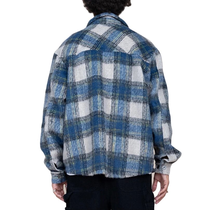 Eptm Side Slit Flannel (Blue/Grey) EP11110 - Image 4