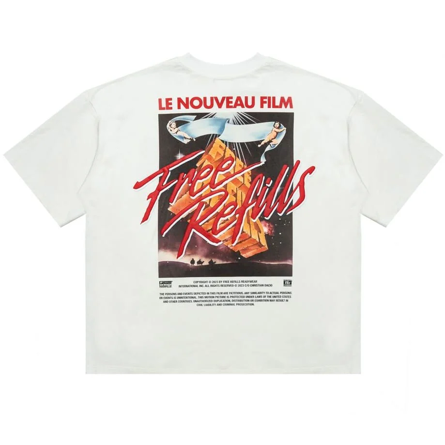 Free Refills Cinema Tee (Off White) FR-S26-091 - Image 2
