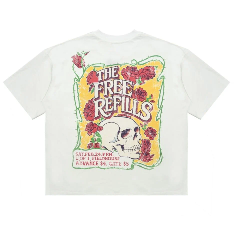 Free Refills Dead Tee (Off White) FR-S26-093 - Image 2