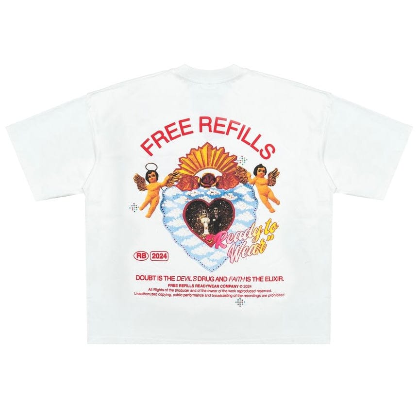 Free Refills Sacred Tee (Cream) FR-F25-011 - Image 2