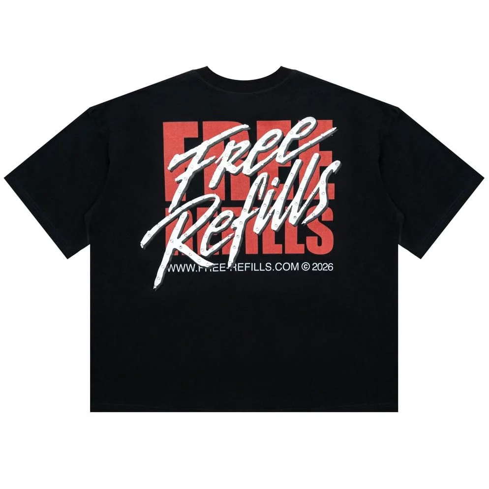 Free Refills Temptation Tee (Black) FR-S26-100 - Image 2