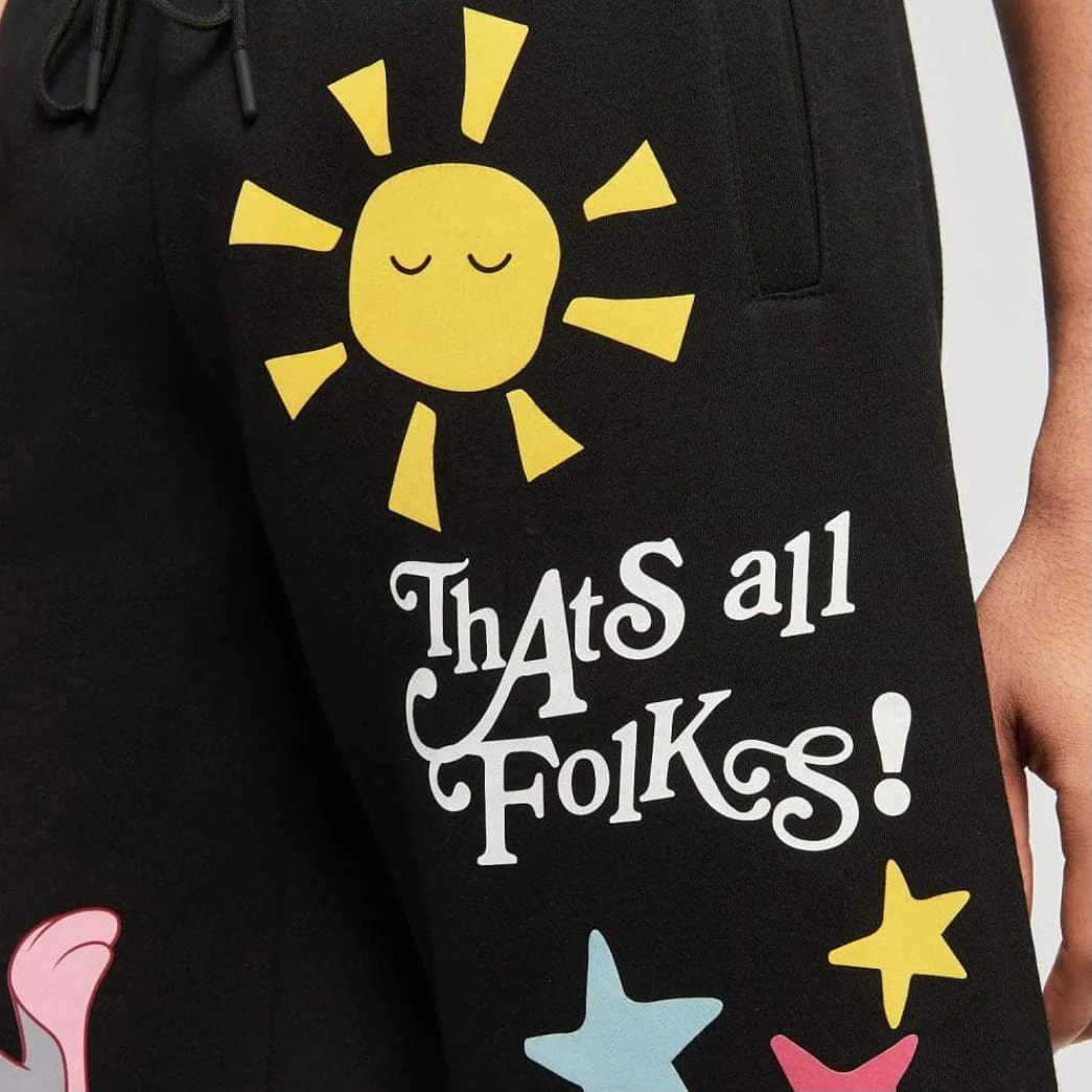 Freeze Max Looney Tunes That's All Folks Shorts (Black) LT30389-BLK - Image 2