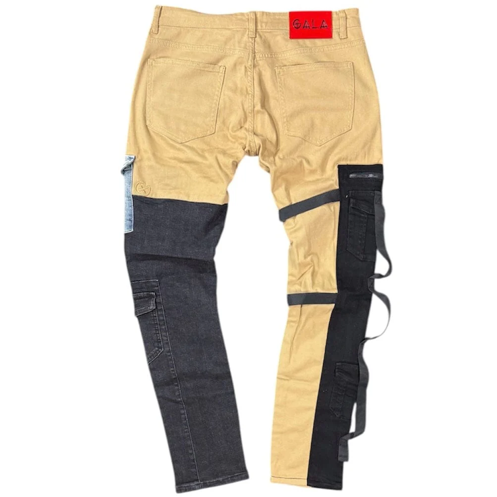 Gala Cargo Denim Jean (Khaki/Black) GL-05 - Image 2