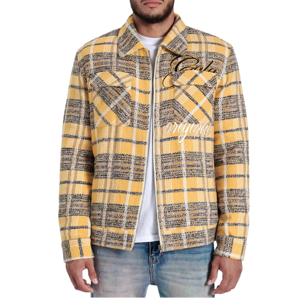 Gala Original Reckoning Flannel Jacket (Yellow Plaid) G-SP-24-001 - Image 2