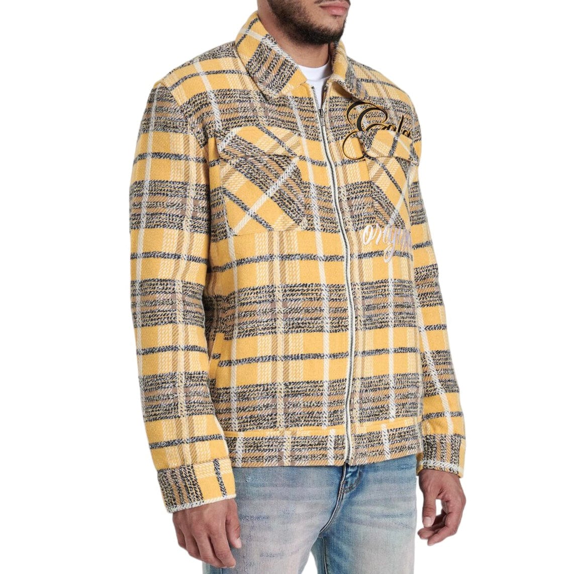 Gala Original Reckoning Flannel Jacket (Yellow Plaid) G-SP-24-001 - Image 3