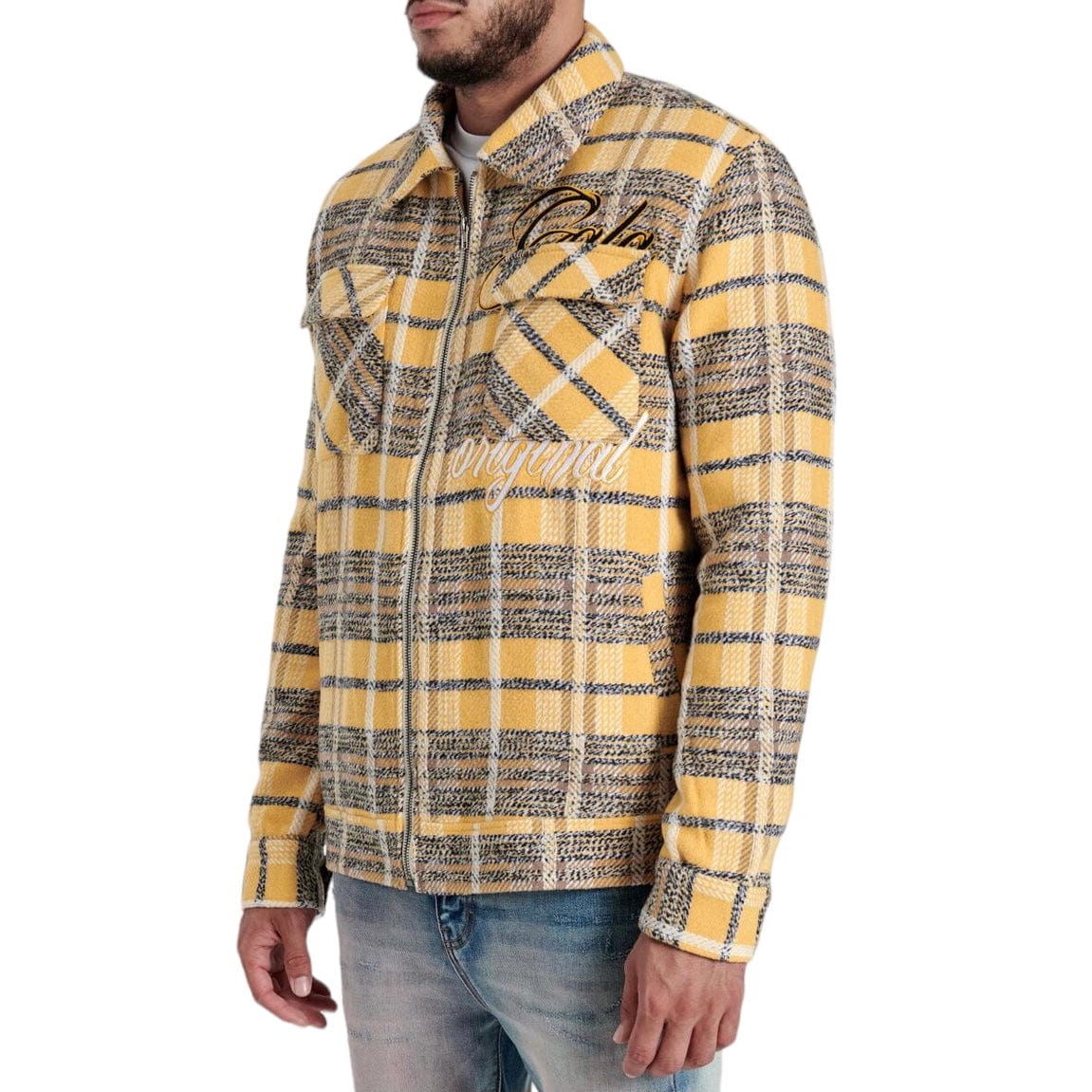 Gala Original Reckoning Flannel Jacket (Yellow Plaid) G-SP-24-001 - Image 4