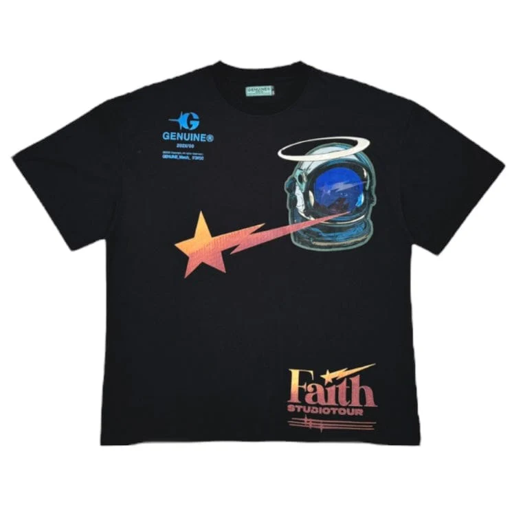 Genuine Faith T Shirt (Black) GN6203-BLK - Image 4