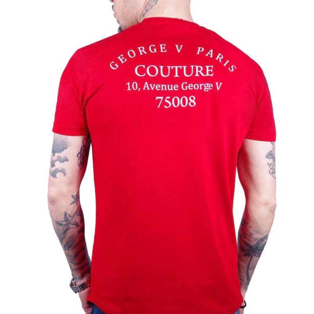 George V Crystal AK T-Shirt (Red/Gold) GV-2017 - Image 2