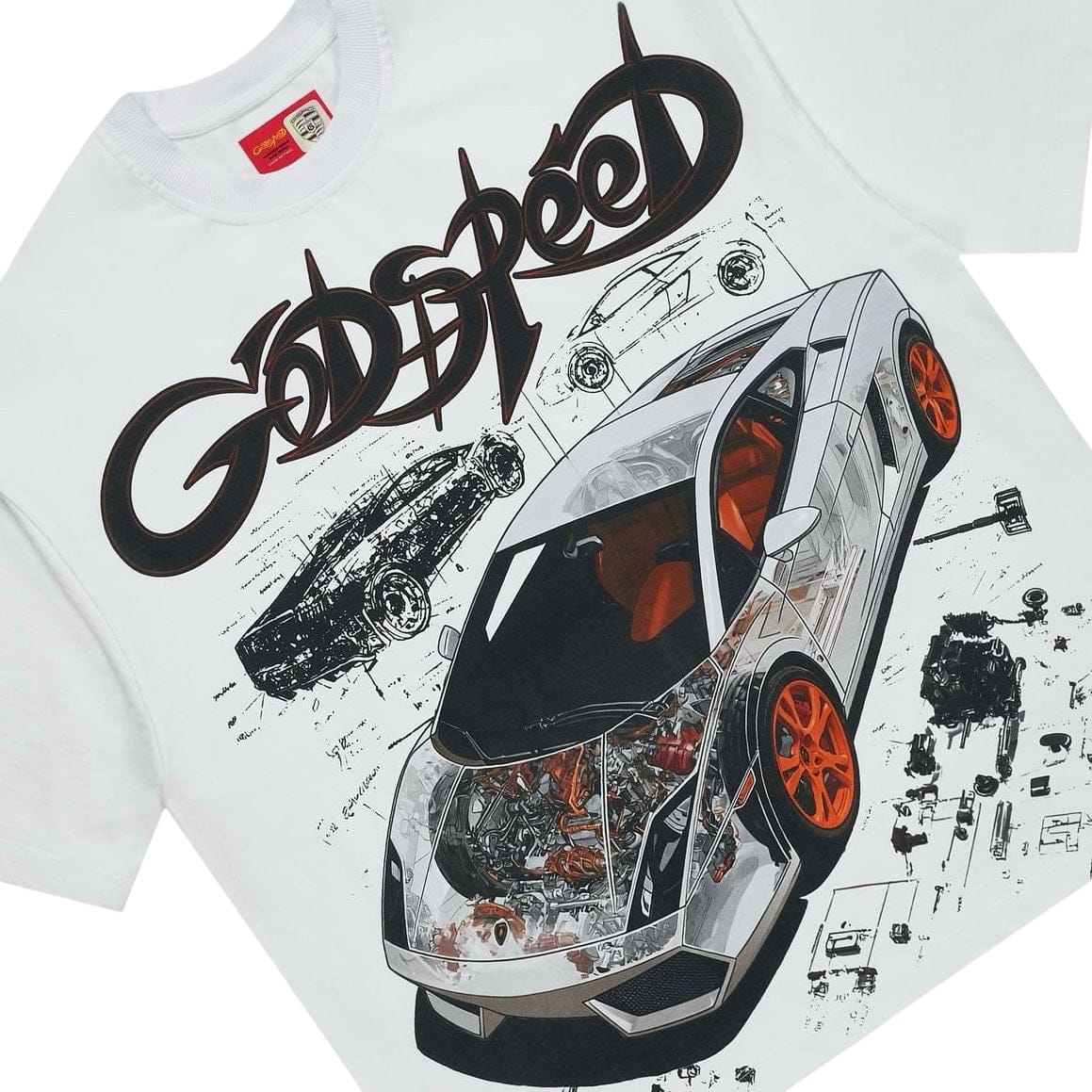 Godspeed Concept Art Tee (White) - Image 3