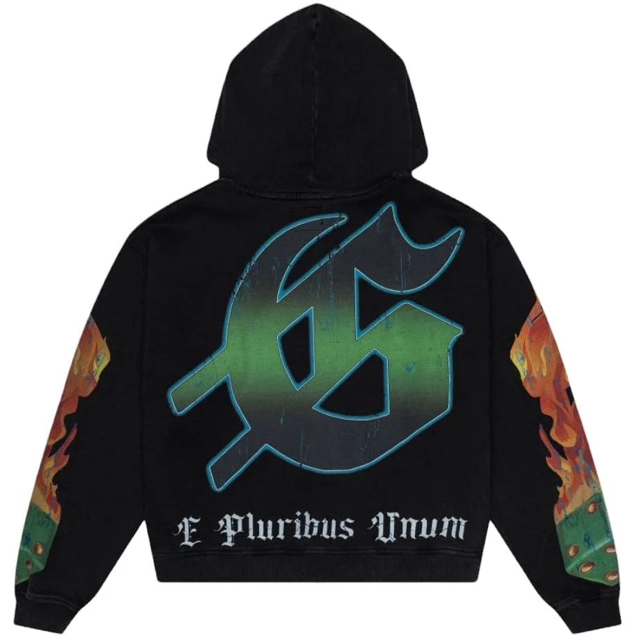 Godspeed L.A.G Hoodie (Black Wash) - Image 2