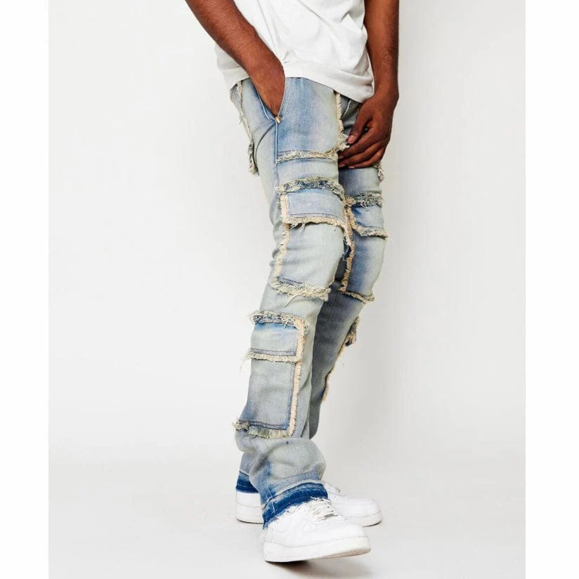 Golden Denim The Patchwork Denim (Mykonos) GDSMQS122-21 - Image 3