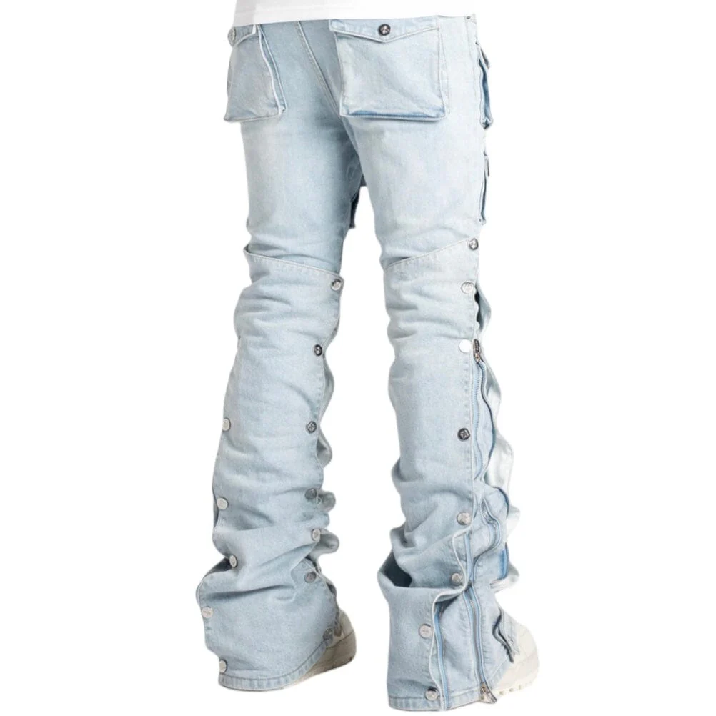 Guapi Aqua Blue Stacked Premium Denim (Aqua Blue) GUAP132 - Image 4
