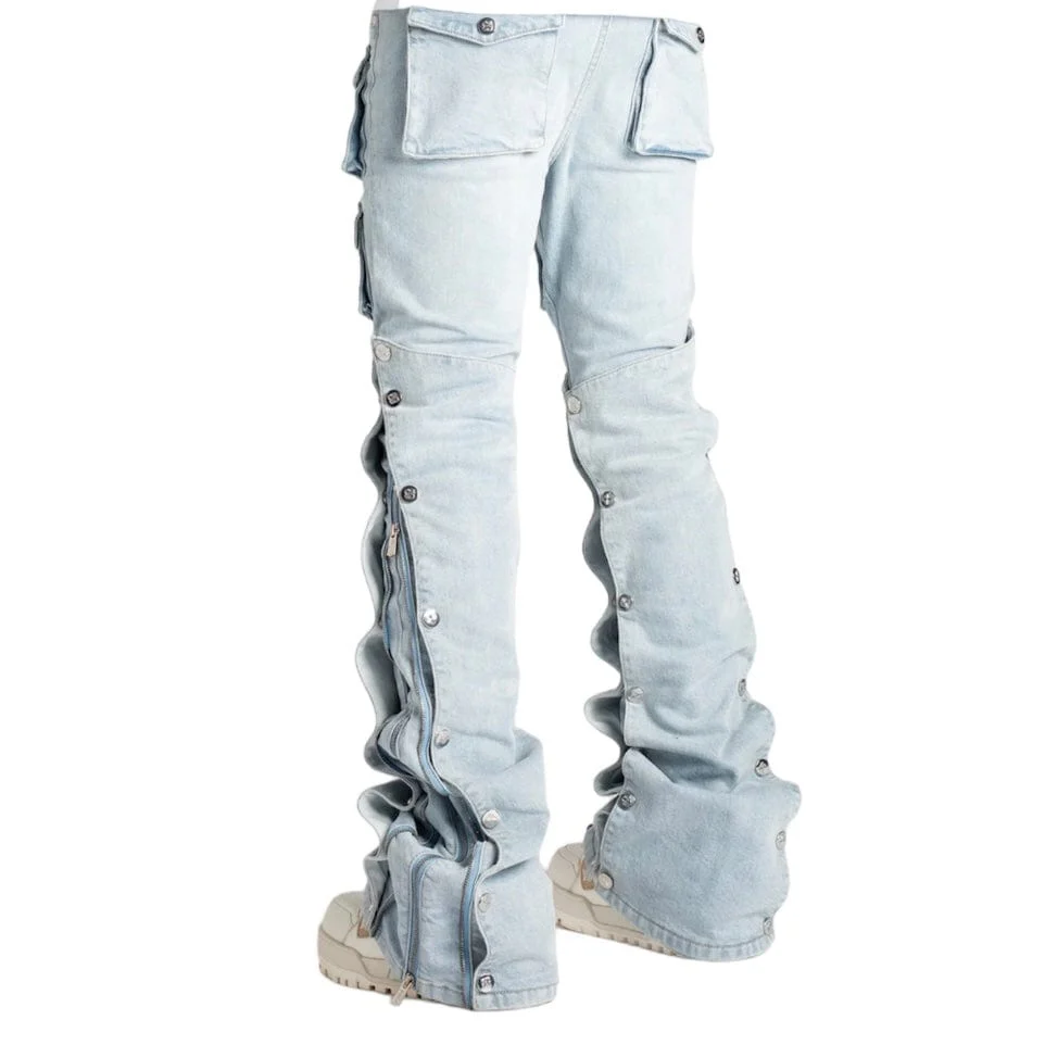 Guapi Aqua Blue Stacked Premium Denim (Aqua Blue) GUAP132 - Image 5