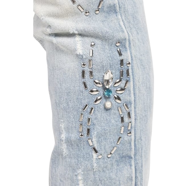 Guapi Spider Denim Jean (Aqua Blue) 836ABSD - Image 7