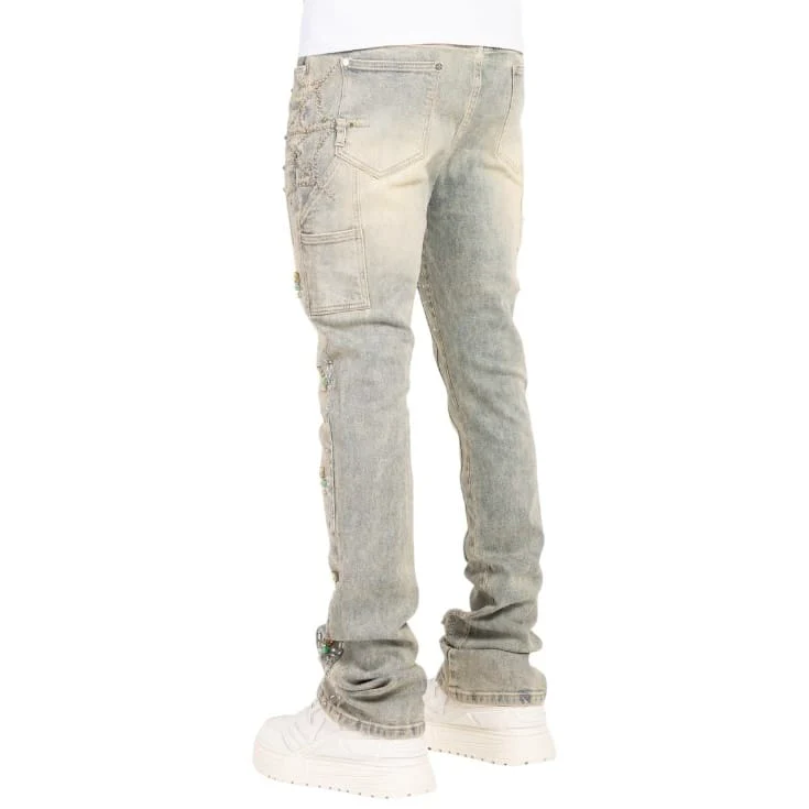 Guapi Spider Denim Jean (Emerald) 818ESD - Image 5