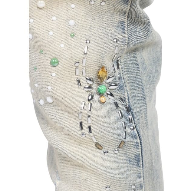 Guapi Spider Denim Jean (Emerald) 818ESD - Image 7