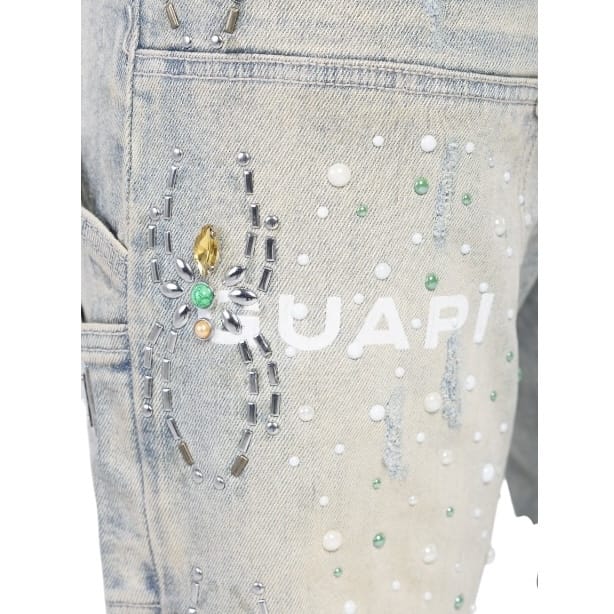 Guapi Spider Denim Jean (Emerald) 818ESD - Image 8