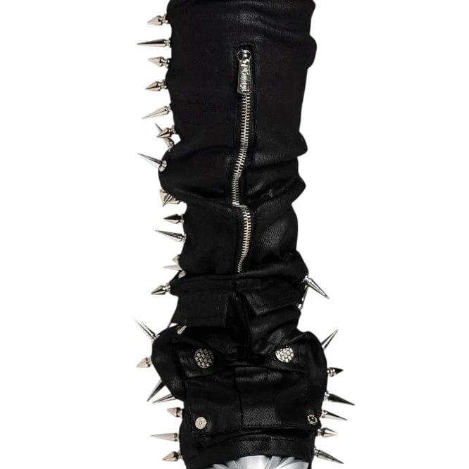 Guapi Waxed Spikes Denim (Obsidian Black) - Image 6