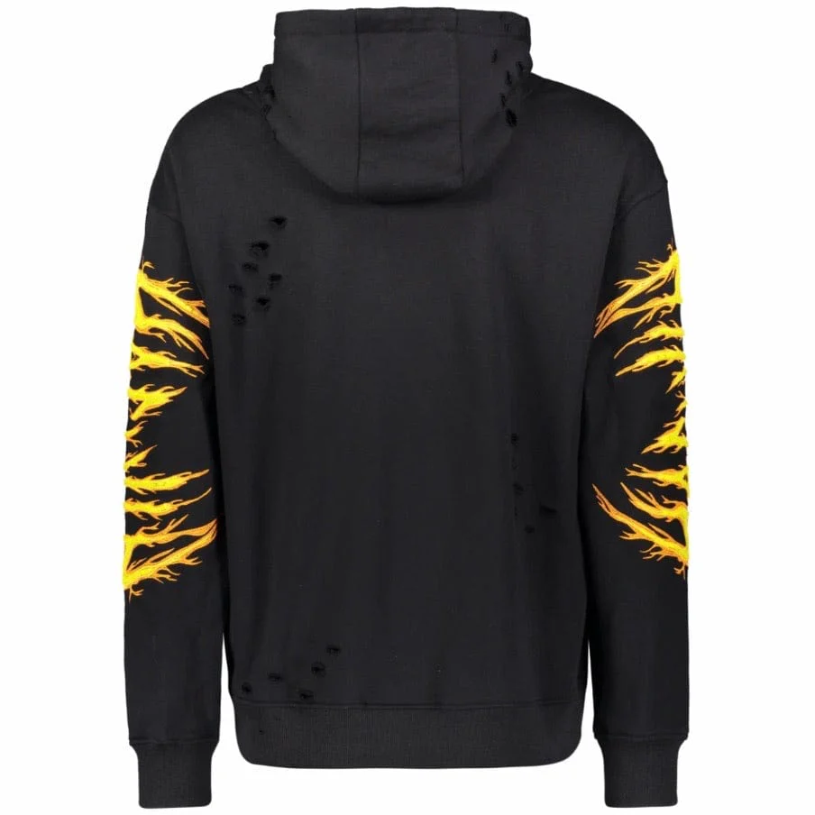 Haculla Hac On Fire Hoodie (Black) HA02BA-KH05 - Image 3