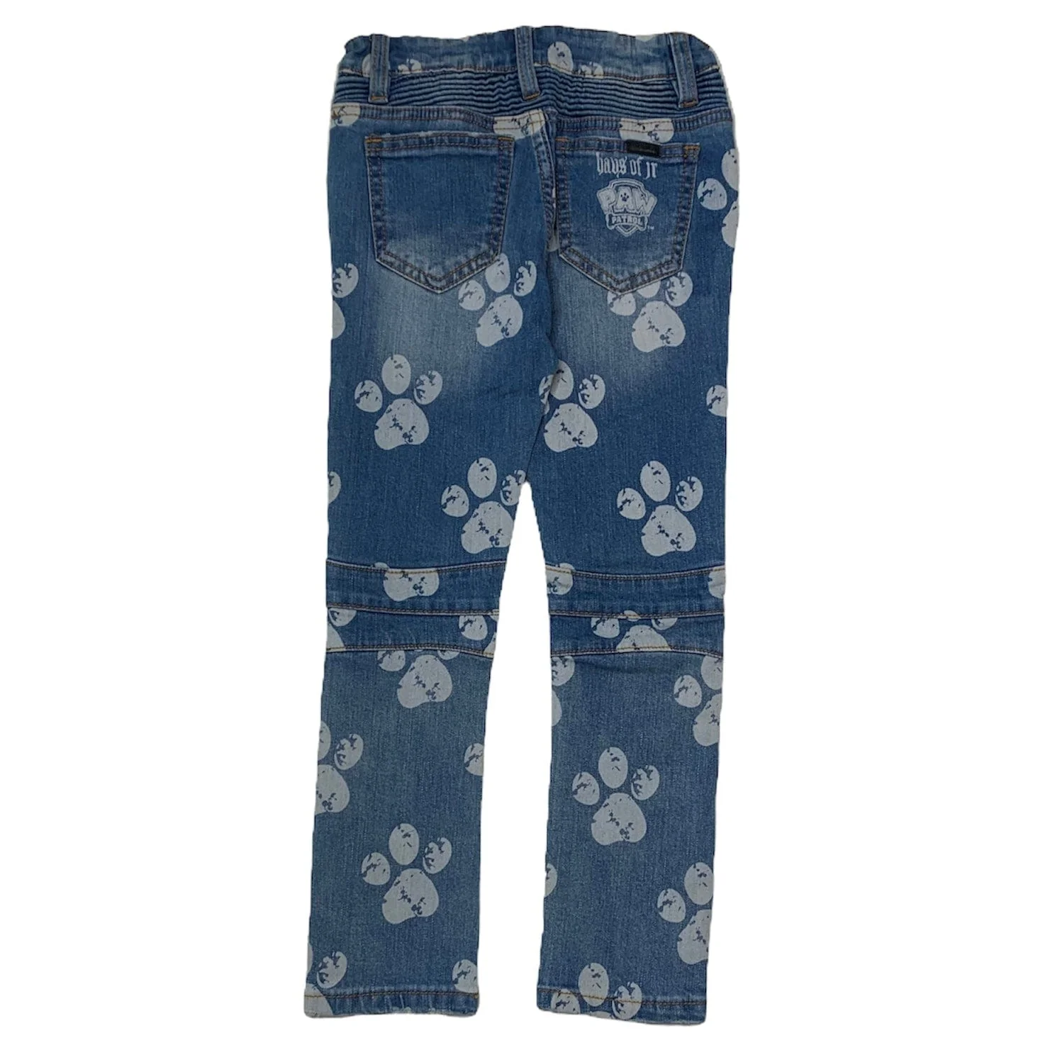 Haus of Jr Denim Jean (Splotched White) - QS17PPD1 - Image 2
