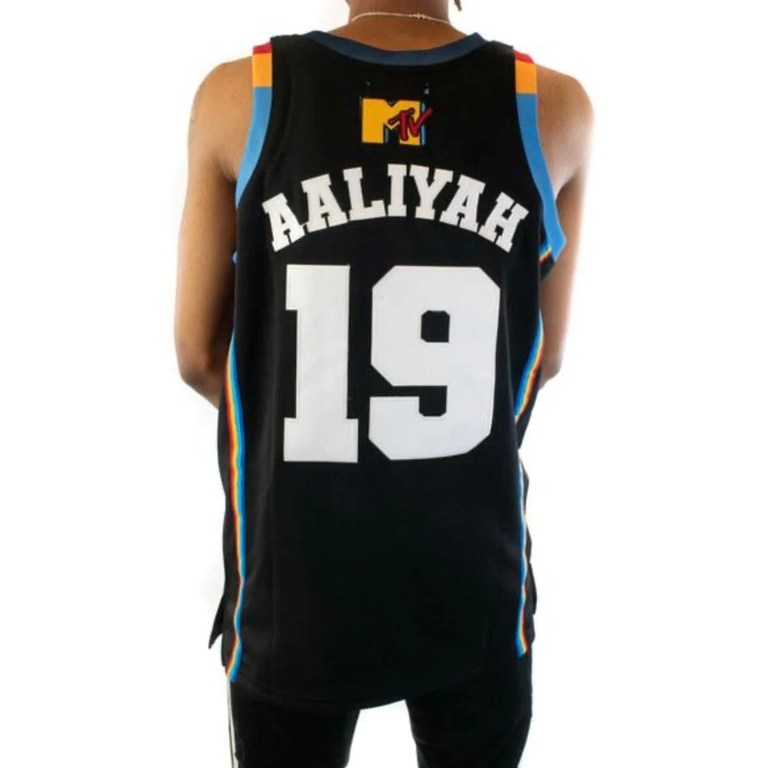 Headgear Aailyah Brick Layer Classic Basketball Jersey (Black) HGC016 - Image 2