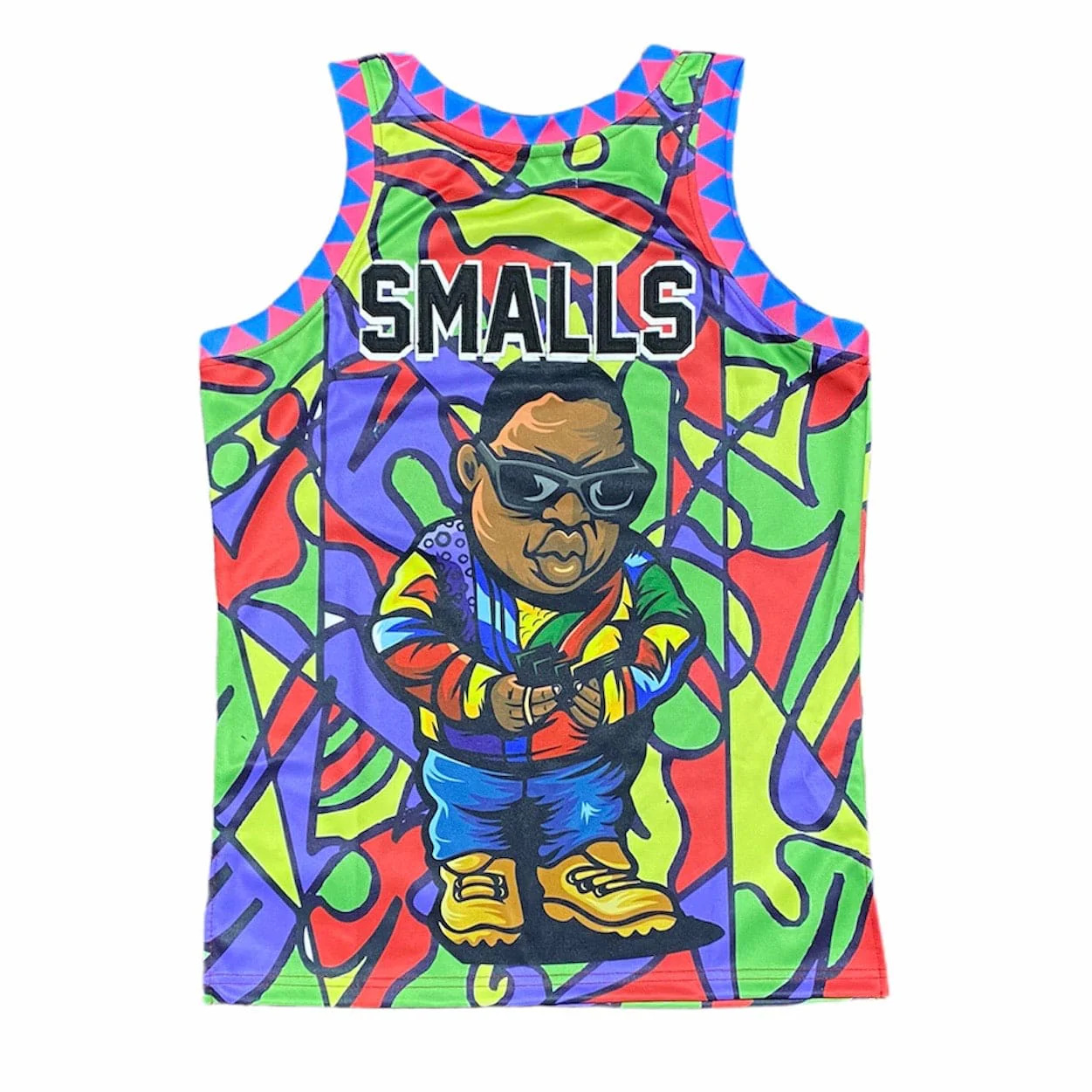 Headgear Bad Boy Biggie Basketball Jersey (Graffitti) HGC037 - Image 2