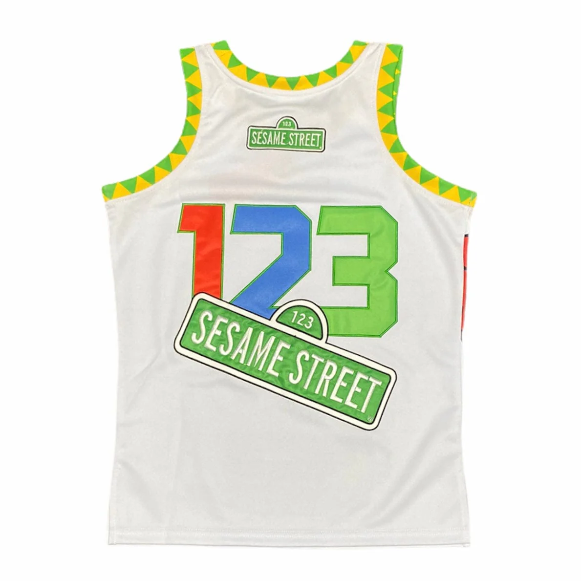 Headgear Sesame Street 123 Basketball Jersey (White) HGC073 - Image 2