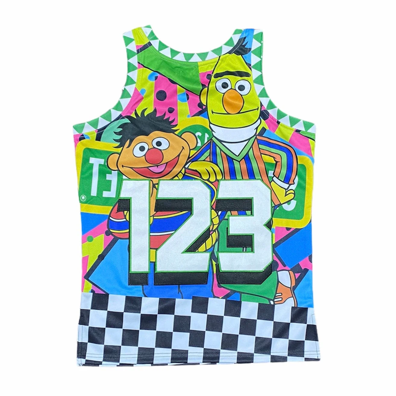 Headgear Sesame Street All Over Print Basketball Jersey (Multi) HGC073 - Image 2