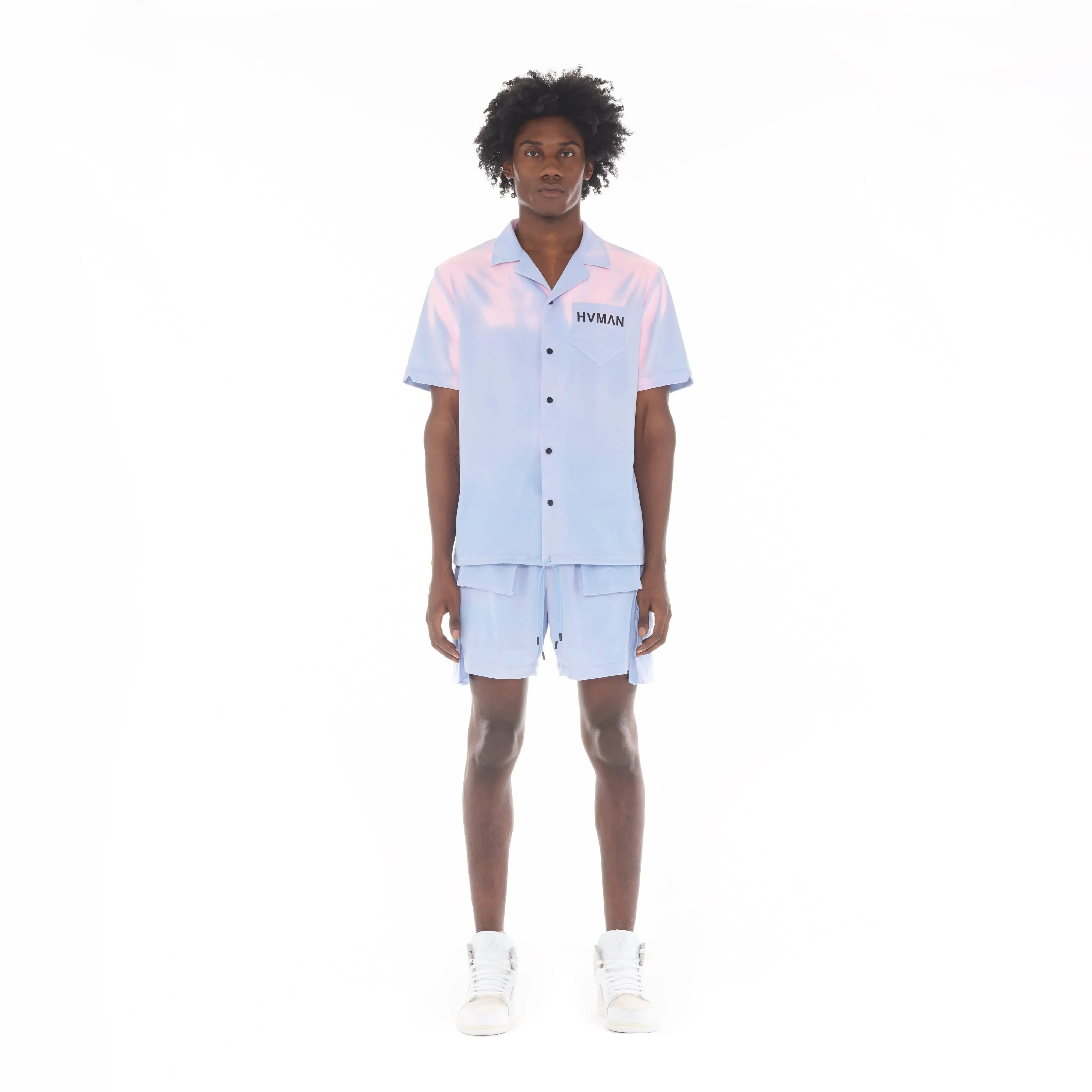 HEAT SENSITIVE NYLON SHIRT IN SKY - Image 3