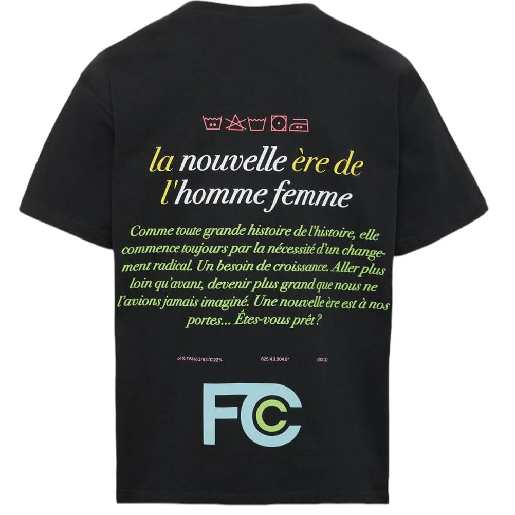 Homme Femme Nouvelle Ere Tee (Black/Multi) HFSS202444-01 - Image 2