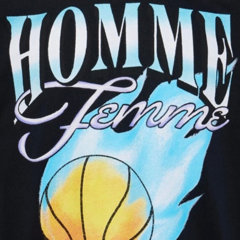Homme Fremme Heat Check Tee (Black/Blue) SPRING23135-4 - Image 3