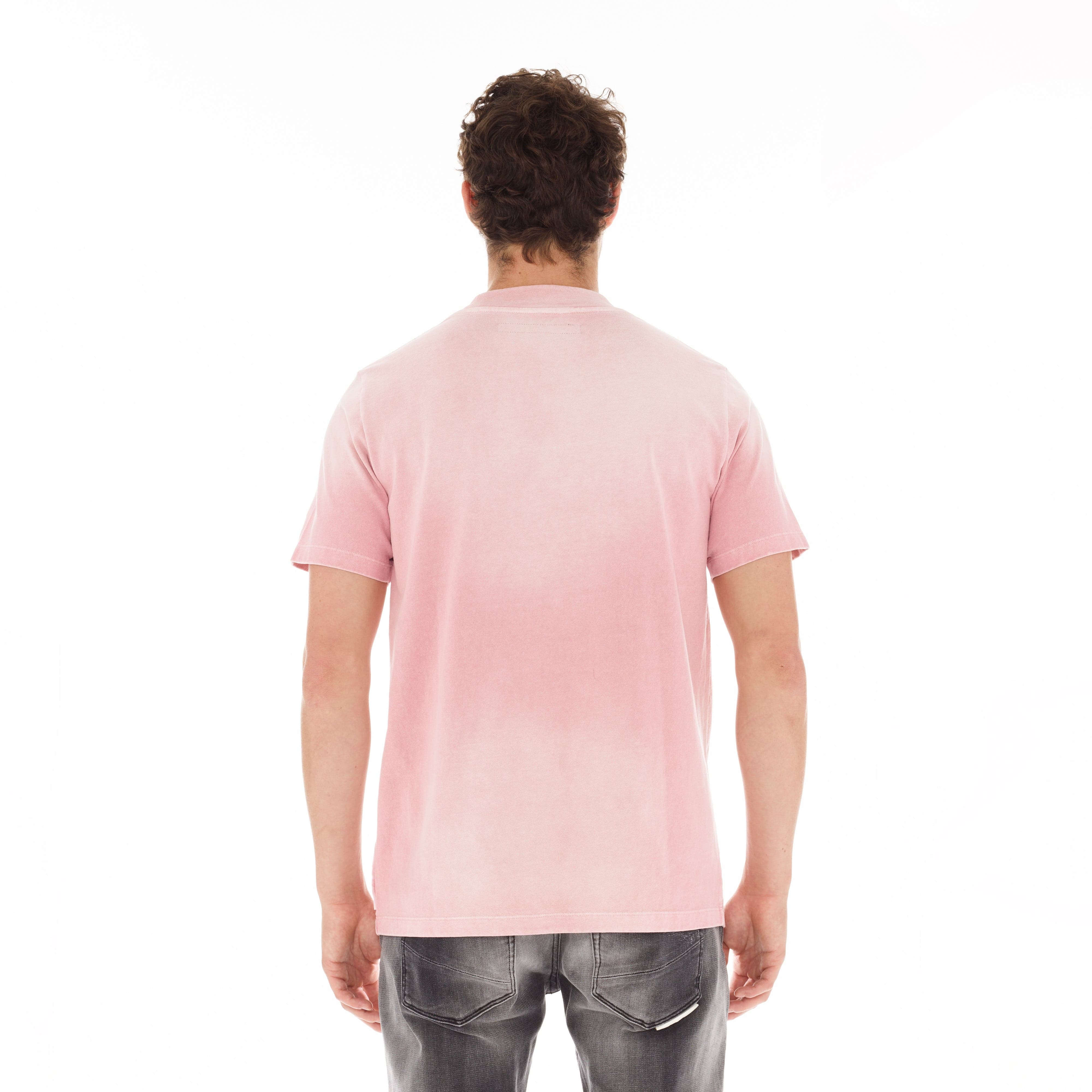 HVMAN BASIC LOGO TEE IN CORAL - Image 4