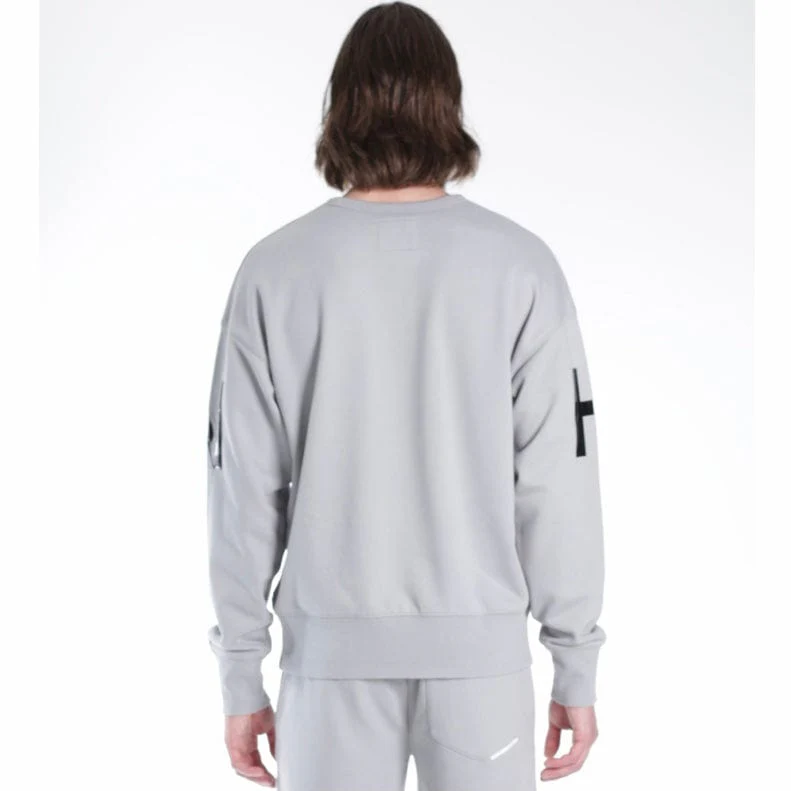 Hvman Crew Sweatshirt (Ghost) 322AC-CF22D - Image 2