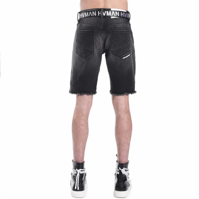 Hvman Mero Slim Short W/ Black Belt (Shale) 322A5-MS28B - Image 2